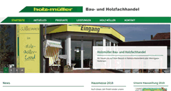 Desktop Screenshot of ihr-holz-mueller.de